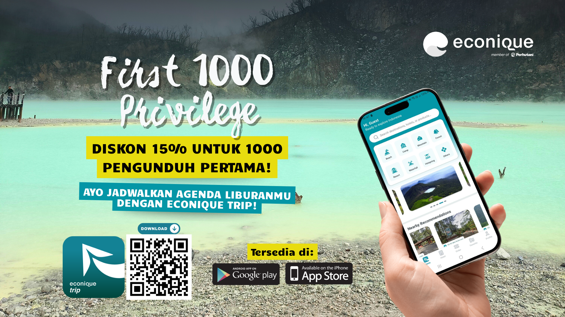 Jarang Orang Tahu, Ini Cara Dapat Diskon Tiket Kawah Putih Lewat Aplikasi